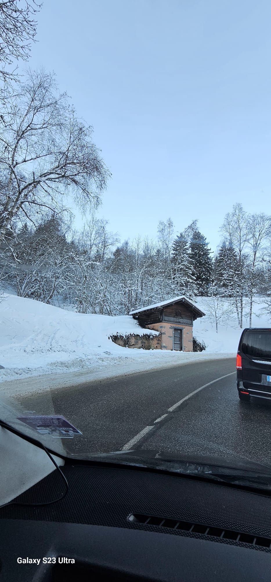 Route en hiver